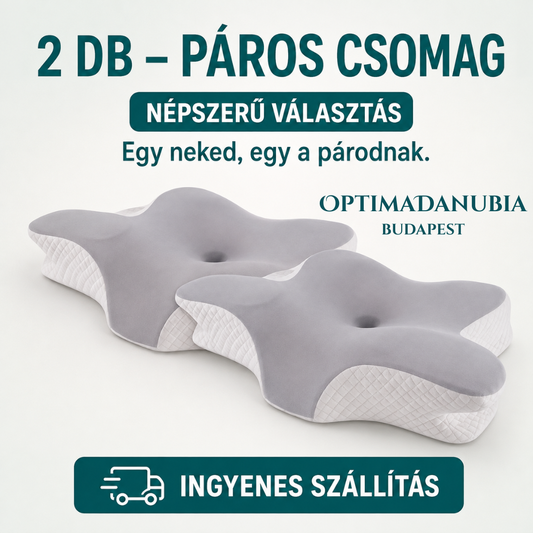 PillangóPárna™ – Ergonomikus memóriahabos párna